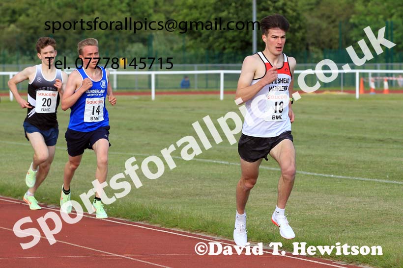 The 1500 metres, 2022 BMC Chester le Street. Photo: David T. Hewitson/Sports for All Pics